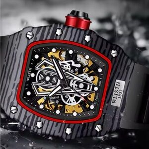 Black and Red Smartwatch